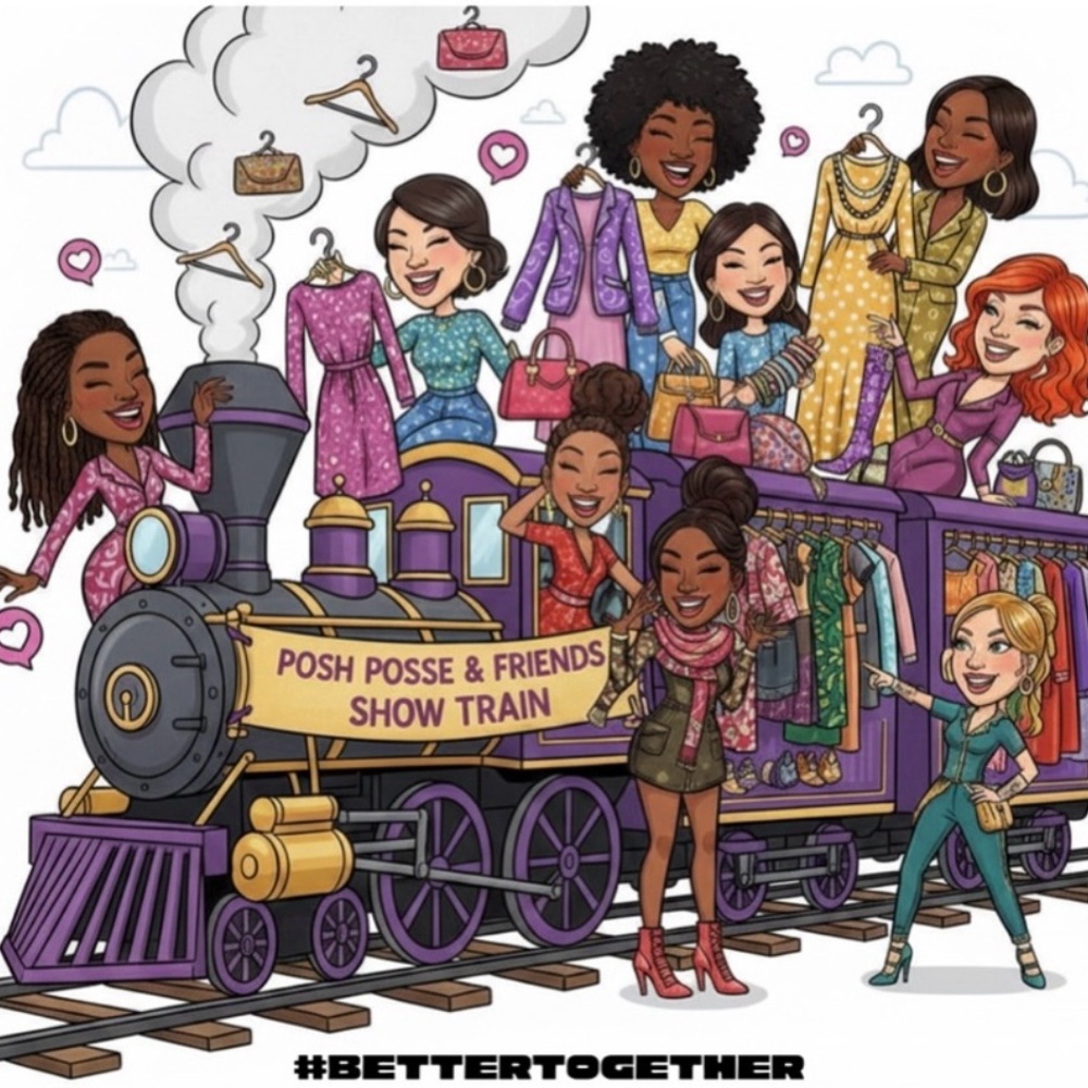 I’m Live! Saturday 10:30am - 12pm EST On The Posh Posse & Friends Show Train! ❤️